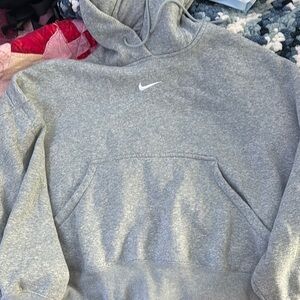 Nike Heather Gray Pullover Hoodie
